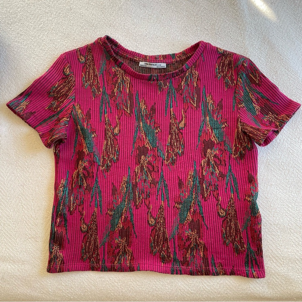 zara crop top